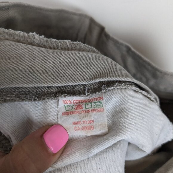 Vintage high rise unisex cotton cargo shorts size 27 " - Picture 6 of 6